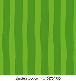 Abstract seamless pattern of smooth vertical green lines, watermelon texture. Green stripes. Watermelon peel. Striped background. For textile fabric design, wrapping paper. Vector color illustration.
