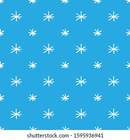 Abstract seamless pattern with snowflakes. Winter vector illustration. Design elements for wrapping paper, wallpaper and fabric.