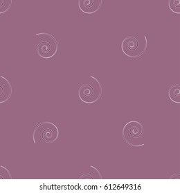 Abstract seamless pattern with spirals	