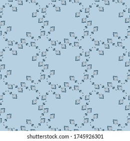 Abstract seamless pattern from spirals, lines, circles. Hand drawn geometric ornament. Design for textile, paper, fabric, packaging, bedding, wallpaper in doodle style. Vector illustration.