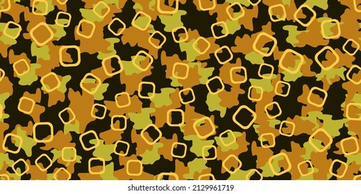 Abstract seamless pattern with spots. Trendy endless background.