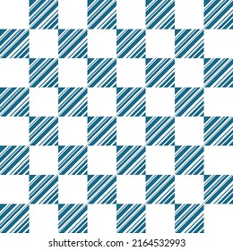 Abstract seamless pattern square pattern set vector illustration. Gingham pattern, tablecloth, set of plaid.