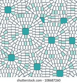 Abstract seamless pattern with squares