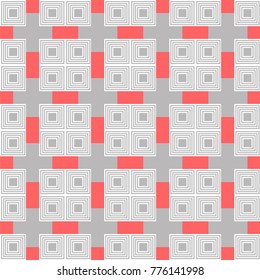 abstract seamless pattern with squares
