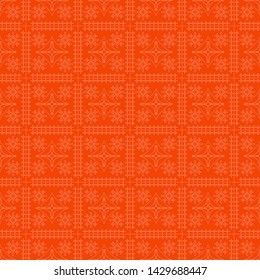 Abstract seamless pattern of squares with a pattern. Bright modern stylish texture. Ceramics, textiles, fabric, paper, wallpaper, print, magazine, flyer, booklet. Template for your design. 
