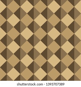 Abstract seamless pattern with squares and triangles. Monochrome vector background EPS10