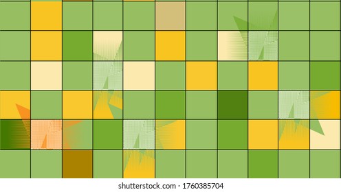 abstract seamless pattern of squares.bright matching colors. vector.