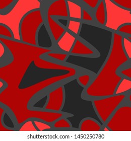 Abstract seamless pattern in stained glass window style. Design for create ideas.