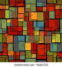 abstract seamless pattern with stained glass imitation