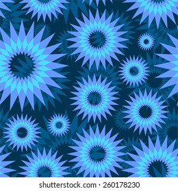 Abstract seamless pattern with stars