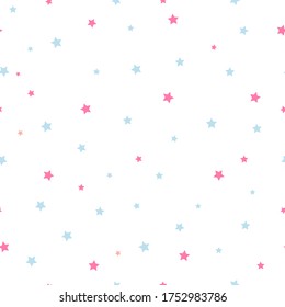Abstract seamless pattern with stars for wallpaper design