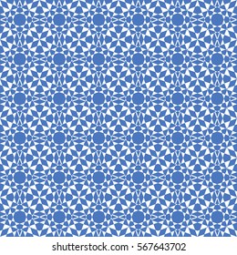 Abstract seamless pattern of steel Blue color for wallpapers and background.