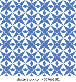 Abstract seamless pattern of steel Blue color for wallpapers and background.