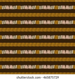 Abstract seamless pattern, stripe ornament. Ethnic vector background. Digital paper