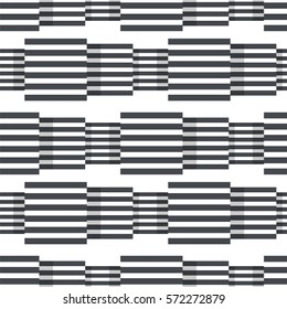 Abstract seamless pattern with striped squares. Image for a poster, cover or invitation. Vector illustration. Repeating texture. Figure for textiles.