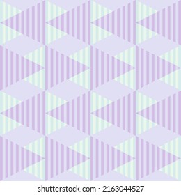 An abstract, seamless pattern of striped triangles. Design element for prints, backgrounds, template, web pages and textile pattern. 