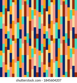 Abstract Seamless Pattern With Stripes 