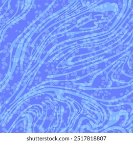 Abstract seamless pattern with stripes and dots - hand drawn vector illustration.