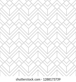 Abstract seamless pattern. with Stripes, lines. Geometric vector background. Gray and white texture. Graphic modern pattern.