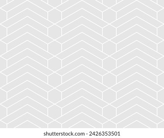 Abstract seamless pattern. with Stripes, lines. Geometric vector background. Gray and white texture. Graphic modern pattern.