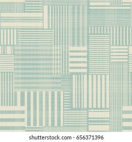 Abstract  seamless pattern with stripes on texture background. Endless geometric pattern can be used for ceramic tile, wallpaper, linoleum, textile, wrapping paper, web page background. Vector