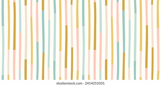 Abstract seamless pattern with stripes. Retro style. Modern abstract design for paper, cover, fabric, interior decor and other use.