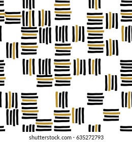 Abstract Seamless pattern with stripes. Vector illustration.