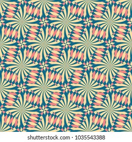 Abstract Seamless Pattern  Stylish Forms Background