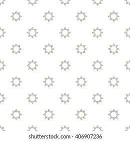 Abstract seamless pattern with stylized stars in Islamic style. Vector background for wallpaper