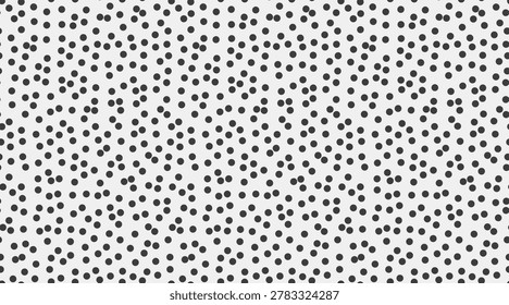 Abstract seamless pattern with subtly shifting grey dots on white background.  Modern, minimalist design perfect for website backgrounds, textiles, or packaging.