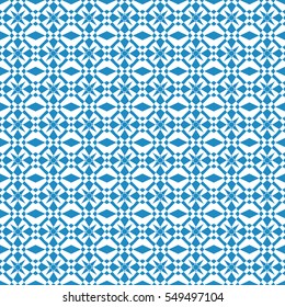 Abstract seamless pattern of Summer sky Blue color for wallpaper and background