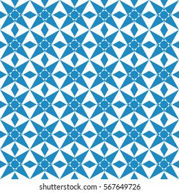 Abstract seamless pattern of Summer sky Blue color for wallpapers and background.