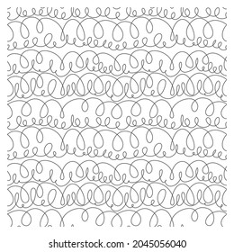 Abstract seamless pattern of swirling lines.
