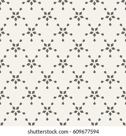 Abstract seamless pattern. Symmetric geometric shapes. Vector background.