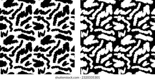 Abstract seamless pattern. Textile. Abstraction. Print for fabric. Abstract background. Vector. Home textiles. Street art.