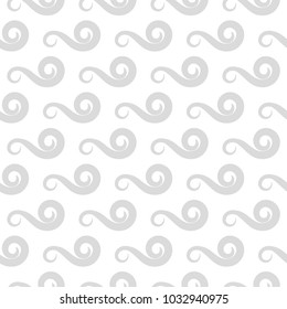 Abstract seamless pattern for textile, fabrics or wallpapers. Gray and white background