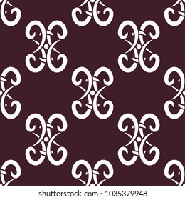 Abstract seamless pattern for textile, fabrics or wallpapers. Colored background