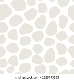 
Abstract seamless pattern texture with spots. Fabric bold print, vector creative repeating background. Hand painted brush stains. Modern trendy design.