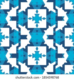 Abstract seamless pattern with texture of triangles. Strict geometric structure of the picture. Stock vector illustration.