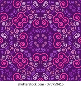 Abstract seamless pattern. This pattern can be used for wallpaper, pattern fills, web page background, surface textures. Vector illustration