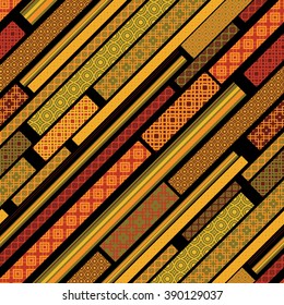 Abstract seamless pattern. This pattern can be used for wallpaper, pattern fills, web page background, surface textures. Vector illustration