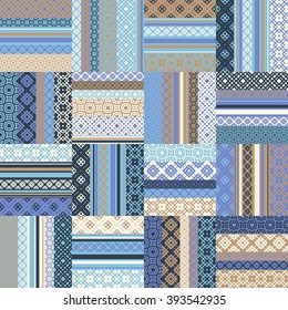 Abstract seamless pattern. This pattern can be used for wallpaper, pattern fills, web page background, surface textures. Vector illustration