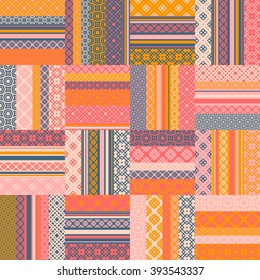 Abstract seamless pattern. This pattern can be used for wallpaper, pattern fills, web page background, surface textures. Vector illustration