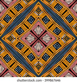 Abstract seamless pattern. This pattern can be used for wallpaper, pattern fills, web page background, surface textures. Vector illustration