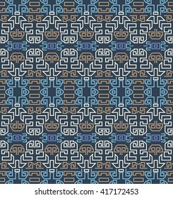 Abstract seamless pattern. This pattern can be used for wallpaper, pattern fills, web page background, surface textures. Vector illustration