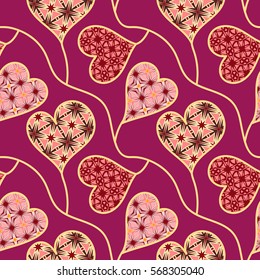 Abstract seamless pattern. This pattern can be used for wallpaper, pattern fills, web page background, surface textures. Vector illustration