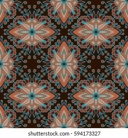 Abstract seamless pattern. This pattern can be used for wallpaper, pattern fills, web page background, surface textures. Vector illustration