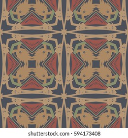 Abstract seamless pattern. This pattern can be used for wallpaper, pattern fills, web page background, surface textures. Vector illustration