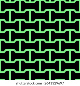 Abstract seamless pattern with tiles - hand drawn vector illustration.