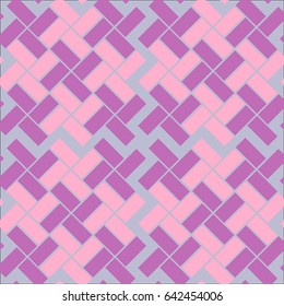 Abstract seamless pattern with traditional form of patchwork - geometric elements, rectangles